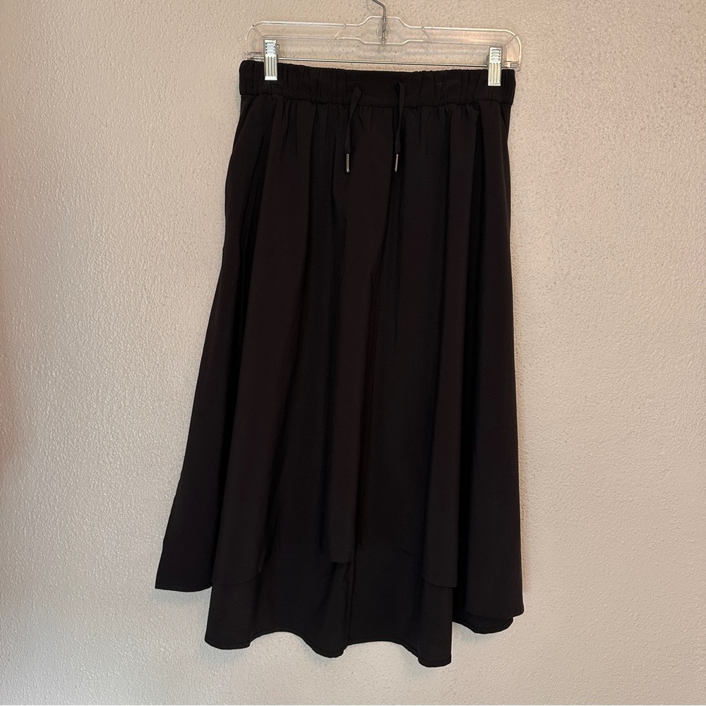 Lululemon athletica Black Asymmetrical Skirt The Everyday Skirt 6 - Picture 5 of 9